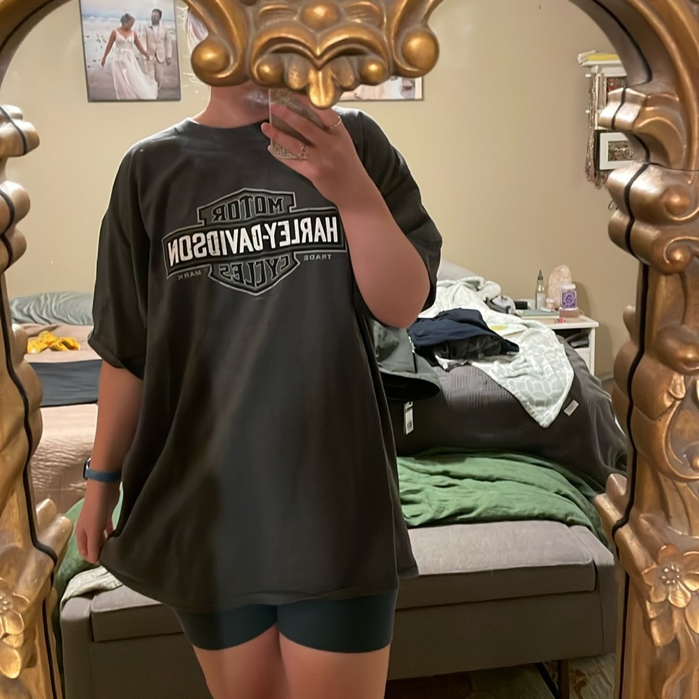 Authentic Harley Davidson T-Shirt, Tel Aviv, Sea of Galilee, Israel M XL